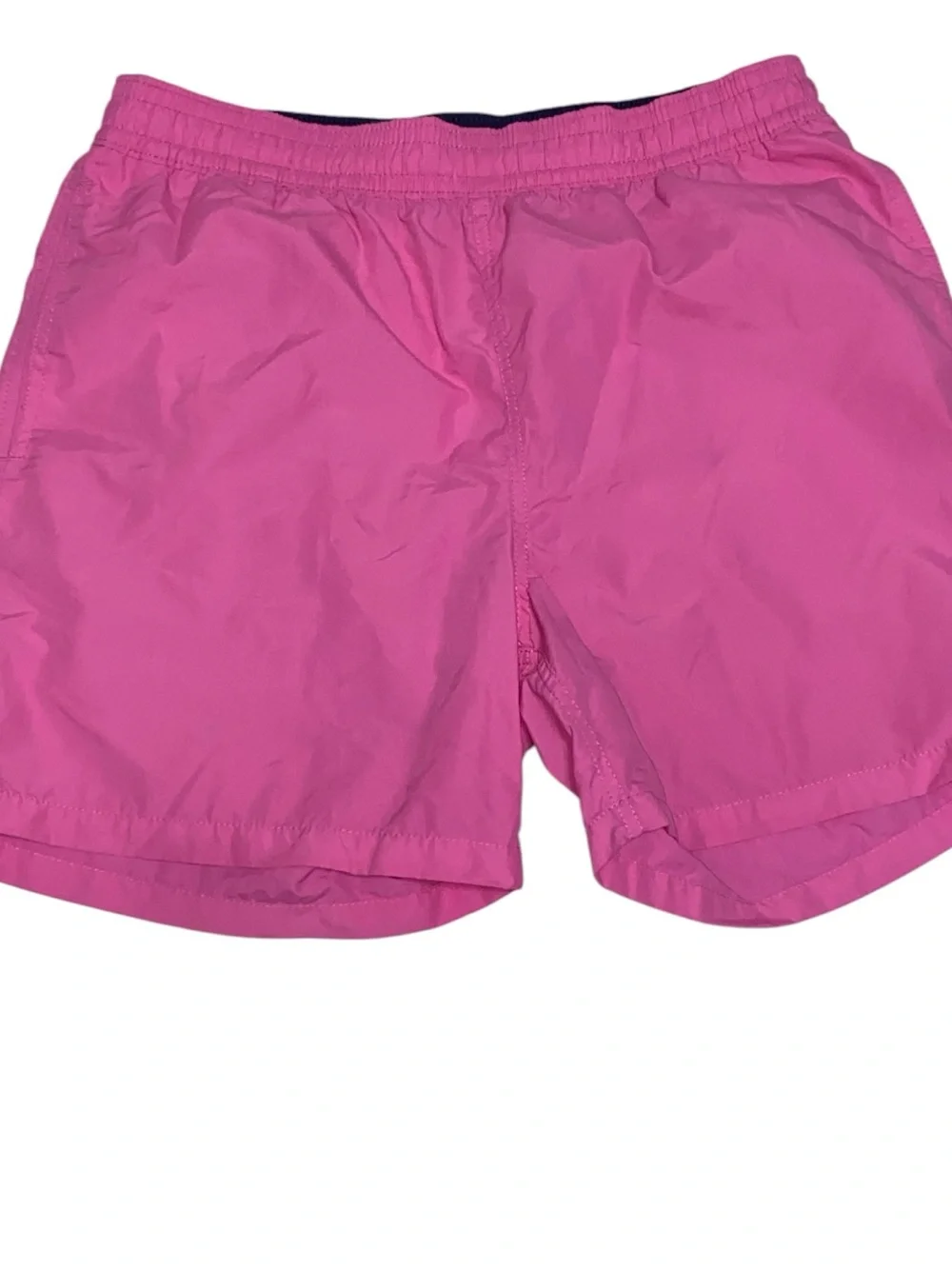 Vintage Y2K Polo Ralph Lauren Pony Traveler Swim Trunks Pink Mesh Lined